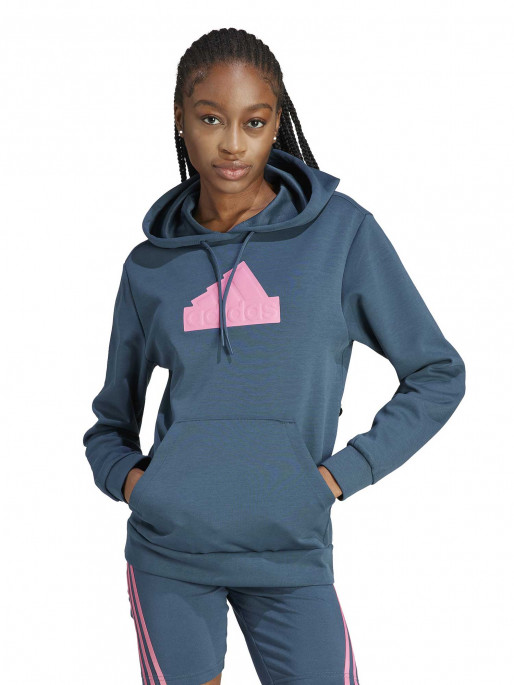 Adidas grey shop and pink hoodie