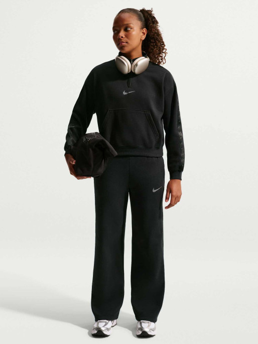 NIKE Суитшърт G NSW STUDIO FLC QZ SHINE