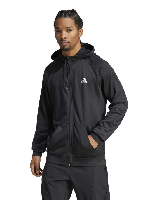 ADIDAS Μακρυμάνικη Μπλούζα Gg 3S Fz Hd