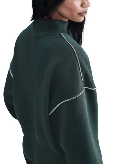 NIKE Top W NSW PHNX FLC LOGO MOCK NECK