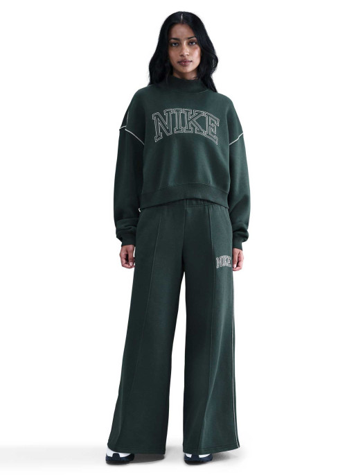 NIKE Top W NSW PHNX FLC LOGO MOCK NECK