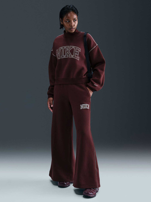 NIKE Top W NSW PHNX FLC LOGO MOCK NECK