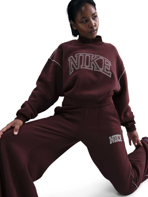 NIKE Sports Bottoms W NSW PHNX FLC LOGO WIDE LEG