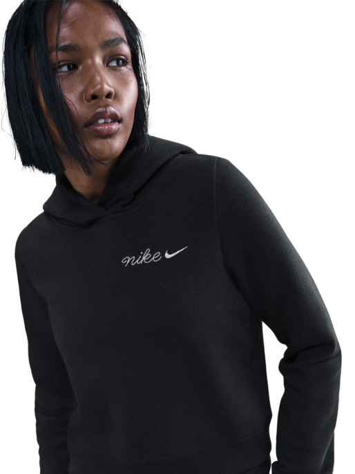 NIKE Μακρυμάνικη Μπλούζα W NSW PHNX FLC SHRUNKEN HOODIE