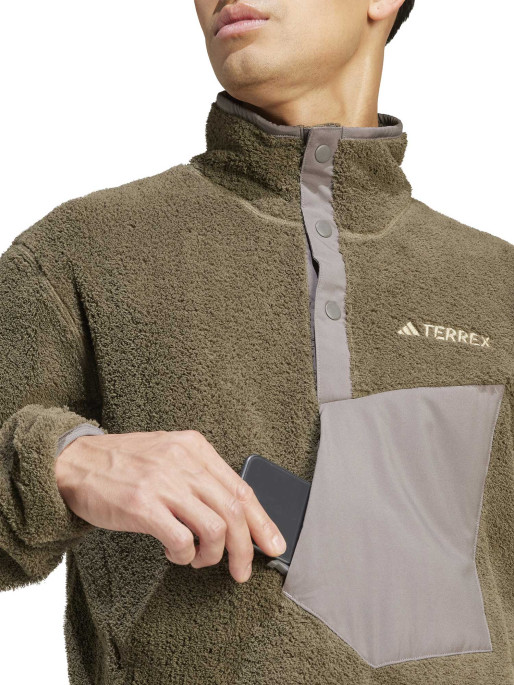 ADIDAS PERFORMANCE Terrex XPLORIC High-Pile-Fleece Pullover