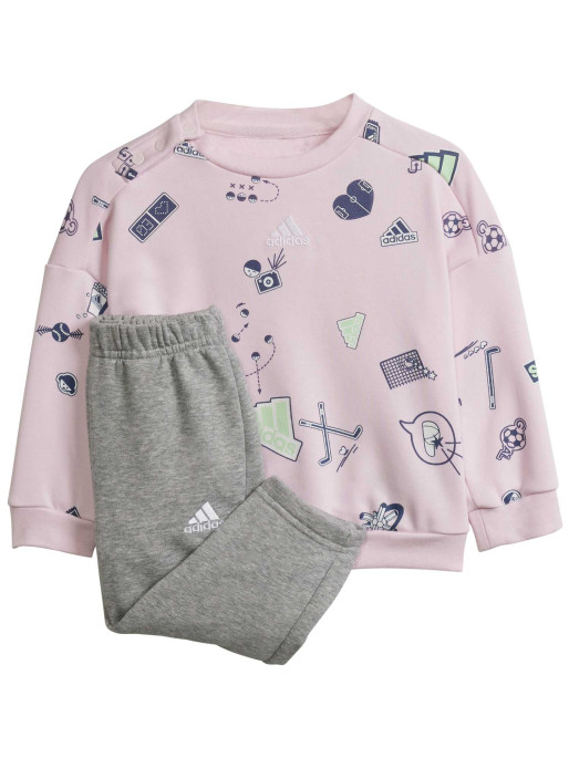 ADIDAS SPORTSWEAR Παιδικό Αθλητικό Σετ Brand Love Jogger and Pants Set