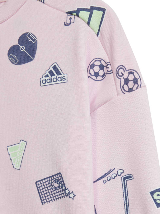 ADIDAS SPORTSWEAR Παιδικό Αθλητικό Σετ Brand Love Jogger and Pants Set