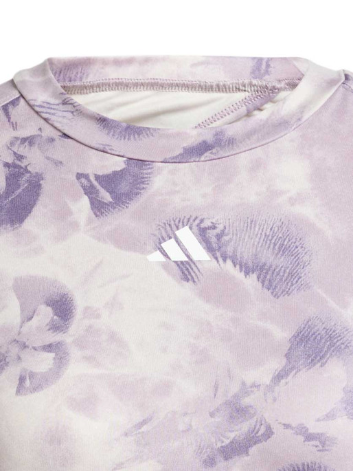 ADIDAS PERFORMANCE Train Essentials AOP Flower Tie-Dye T-shirt