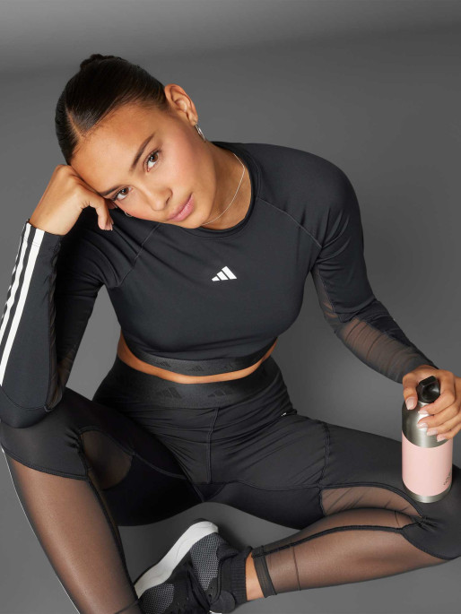 ADIDAS PERFORMANCE Bluza Hyperglam Training Cropped