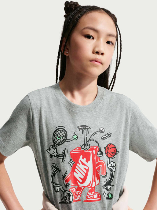 NIKE Тениска K NSW TEE BOXY MLT SPT