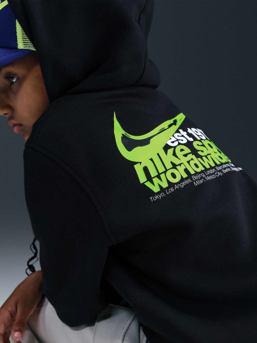 NIKE Παιδική Μακρυμάνικη Μπλούζα K NSW CLUB FLC HDY OC