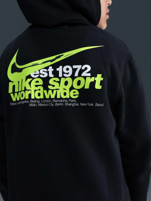 NIKE Παιδική Μακρυμάνικη Μπλούζα K NSW CLUB FLC HDY OC