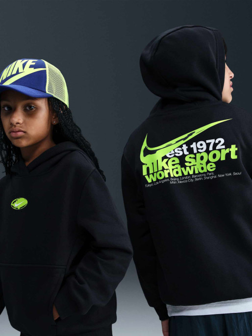 NIKE Παιδική Μακρυμάνικη Μπλούζα K NSW CLUB FLC HDY OC