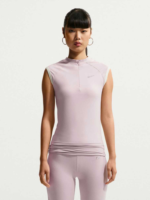 NIKE Потник W SLVLSS FITTED QZ TOP GLS
