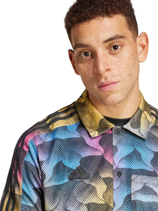 ADIDAS SPORTSWEAR Πουκάμισο Tiro Allover Print Mesh Resort