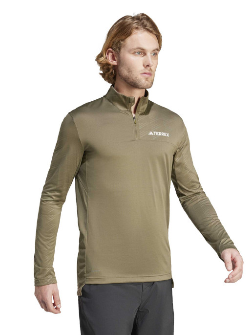 ADIDAS PERFORMANCE Terrex Multi Half-Zip Long-Sleeve Top