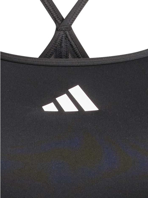 adidas Training aero react low support sports bra in black