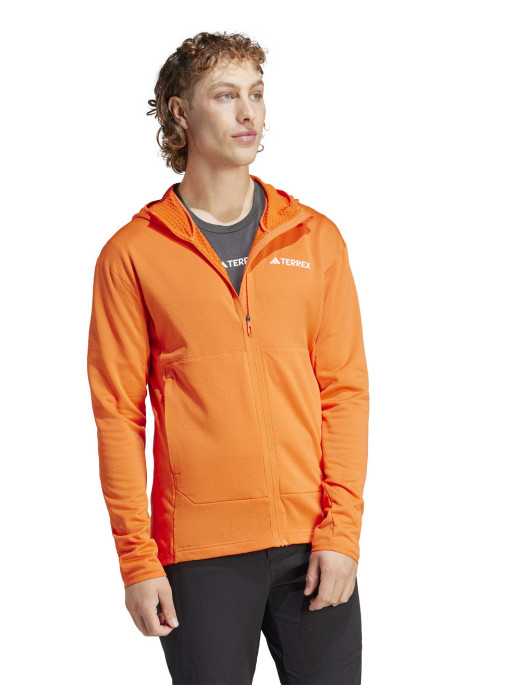 ADIDAS PERFORMANCE TERREX XPERIOR LIGHT FLEECE HOODED JACKET