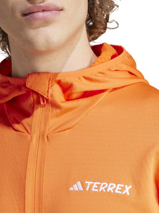 ADIDAS PERFORMANCE TERREX XPERIOR LIGHT FLEECE HOODED JACKET