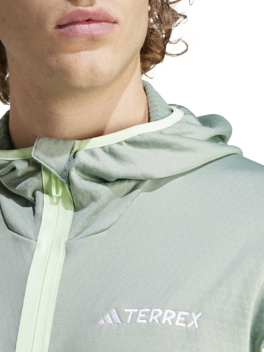 ADIDAS PERFORMANCE TERREX XPERIOR LIGHT FLEECE HOODED JACKET