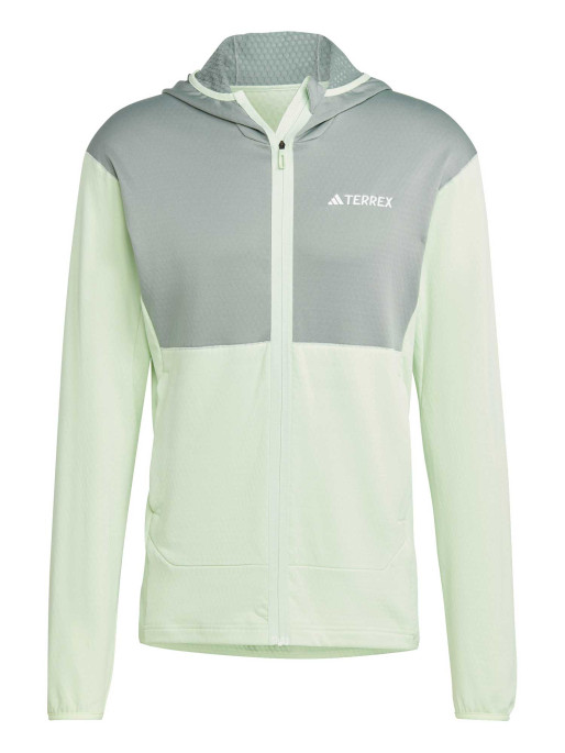 ADIDAS PERFORMANCE TERREX XPERIOR LIGHT FLEECE HOODED JACKET