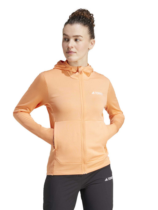 ADIDAS PERFORMANCE TERREX XPERIOR LIGHT FLEECE HOODED JACKET