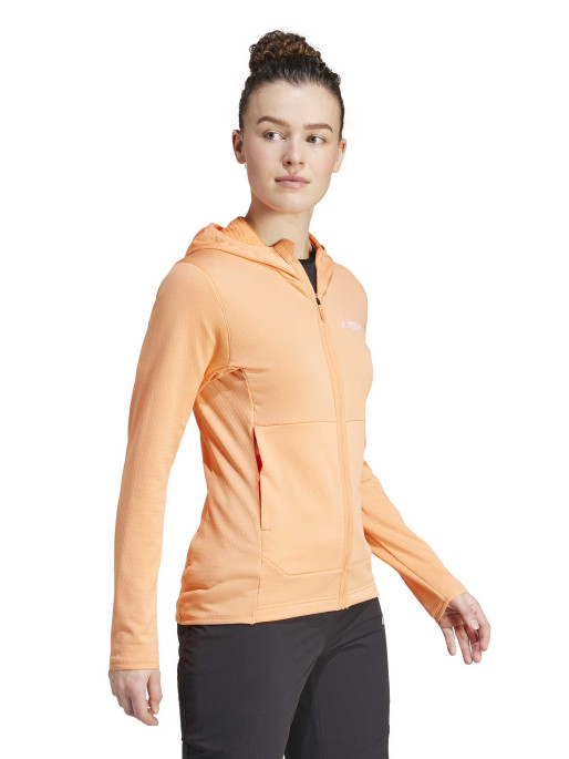 ADIDAS PERFORMANCE TERREX XPERIOR LIGHT FLEECE HOODED JACKET