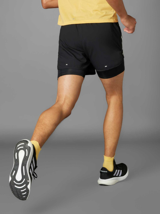 ADIDAS PERFORMANCE Own the Run 3 Stripes 2in1 Shorts