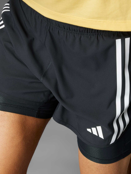 ADIDAS PERFORMANCE Own the Run 3 Stripes 2in1 Shorts