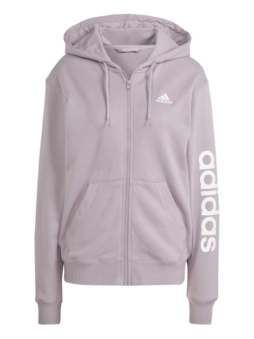 ADIDAS SPORTSWEAR Αθλητική Ζακέτα Essentials Linear Full-Zip French Terry