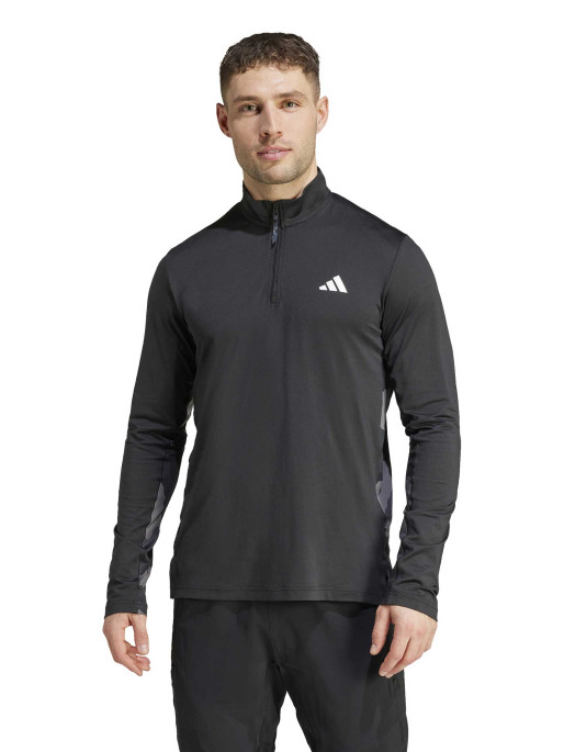 ADIDAS PERFORMANCE Train Essentials Camo Training 1/4-Zip Longlseeve Top