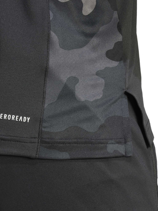 ADIDAS PERFORMANCE Train Essentials Camo Training 1/4-Zip Longlseeve Top