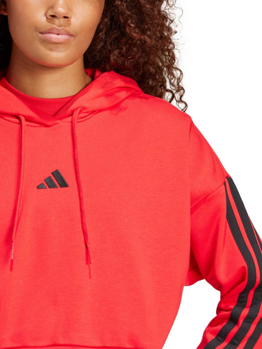 ADIDAS SPORTSWEAR Essentials 3-Stripes French Terry Crop Hoodie