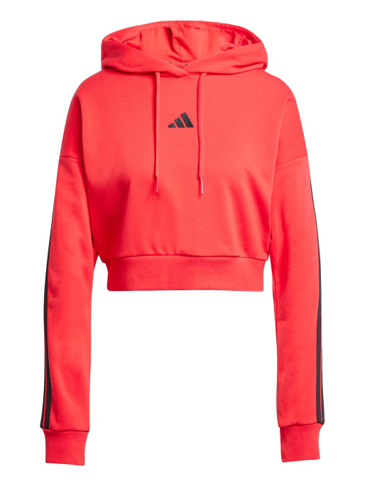 ADIDAS SPORTSWEAR Essentials 3-Stripes French Terry Crop Hoodie
