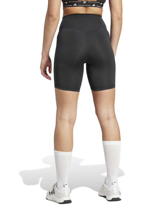 ADIDAS PERFORMANCE Optime Essentials Stash Pocket 7-Inch Short Leggings