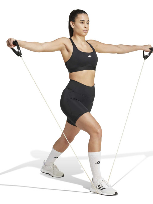 ADIDAS PERFORMANCE Optime Essentials Stash Pocket 7-Inch Short Leggings