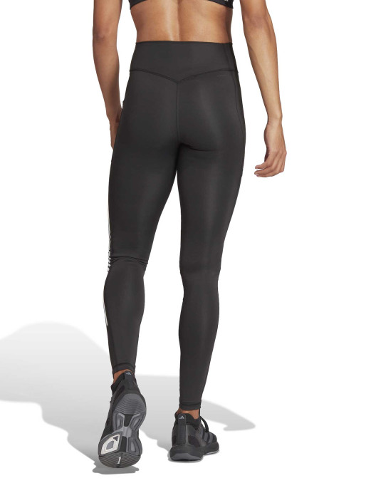 ADIDAS PERFORMANCE Optime 3-Stripes Full-Length Leggings