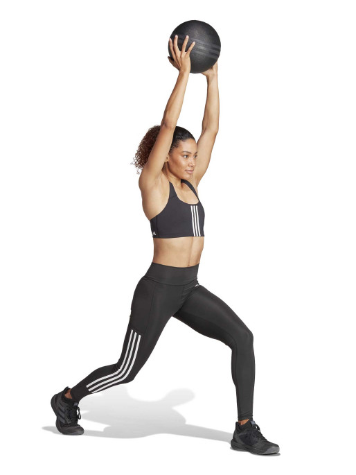 ADIDAS PERFORMANCE Optime 3-Stripes Full-Length Leggings