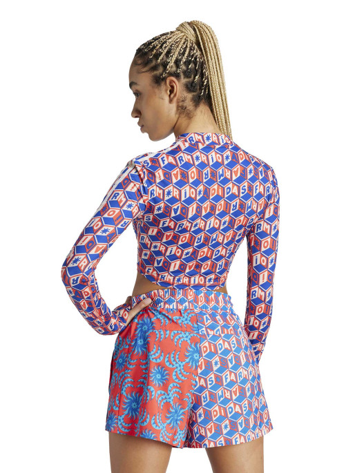 ADIDAS PERFORMANCE x FARM Rio Crop Long Sleeve Sweatshirt