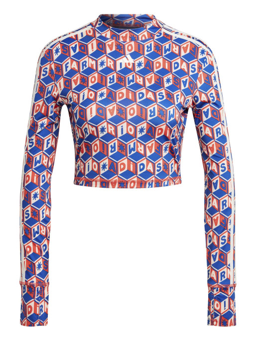 ADIDAS PERFORMANCE x FARM Rio Crop Long Sleeve Sweatshirt