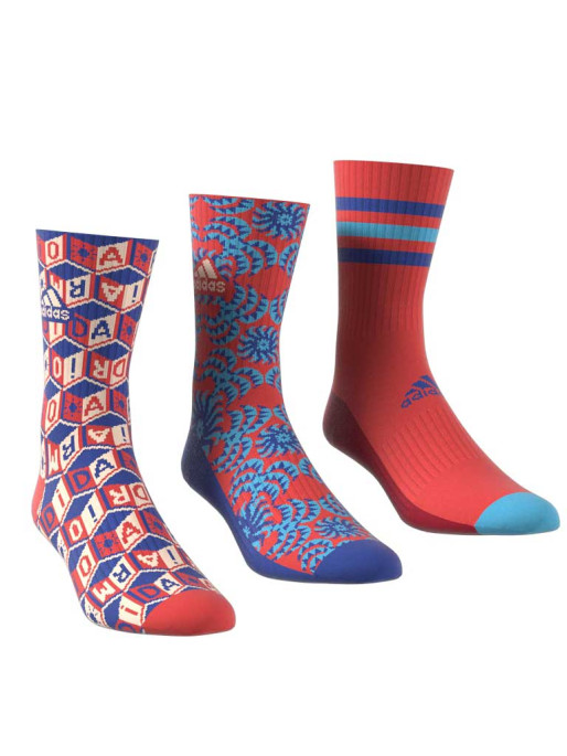 ADIDAS PERFORMANCE Sosete Farm Rio Crew 3 Pairs