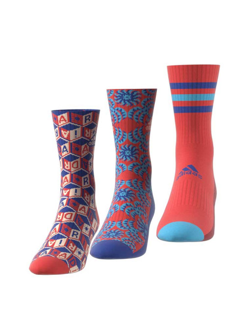 ADIDAS PERFORMANCE Sosete Farm Rio Crew 3 Pairs