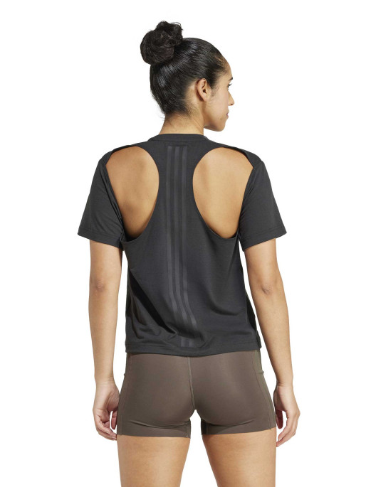 ADIDAS PERFORMANCE Power Back-Cutout 3-Stripes T-Shirt