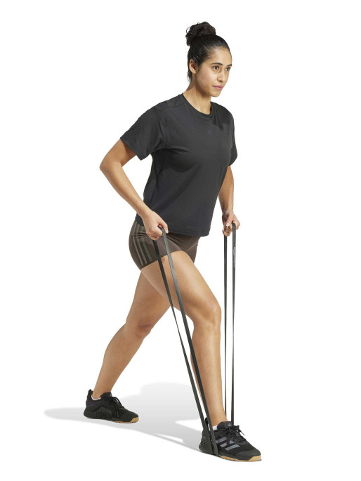 ADIDAS PERFORMANCE Power Back-Cutout 3-Stripes T-Shirt