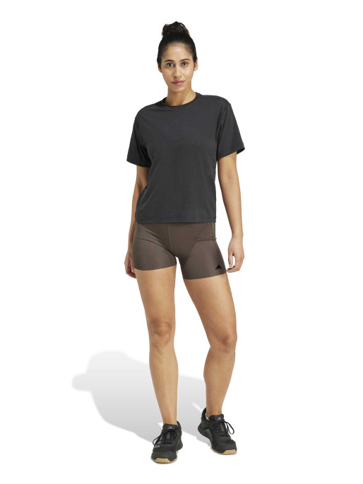 ADIDAS PERFORMANCE Power Back-Cutout 3-Stripes T-Shirt