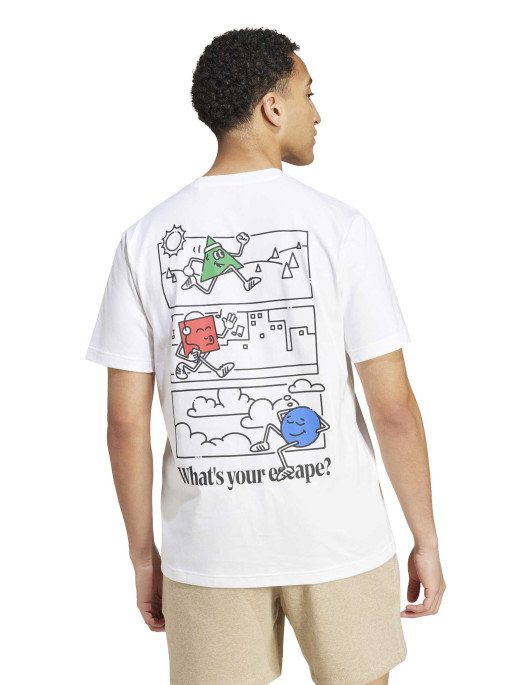 ADIDAS SPORTSWEAR Tricou Positivity Shapes Graphic