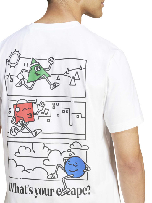 ADIDAS SPORTSWEAR Tricou Positivity Shapes Graphic