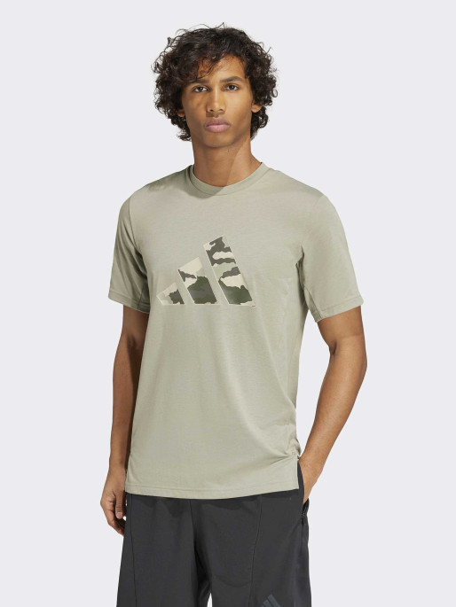 ADIDAS PERFORMANCE Train Essentials Camo Graphic Logo T-shirt