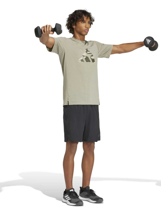 ADIDAS PERFORMANCE Train Essentials Camo Graphic Logo T-shirt
