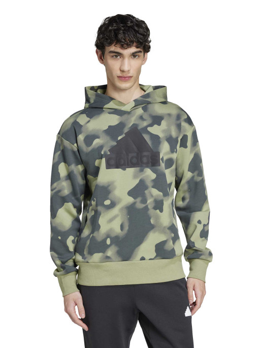 ADIDAS SPORTSWEAR Future Icons Badge of Sport Allover Print Hoodie